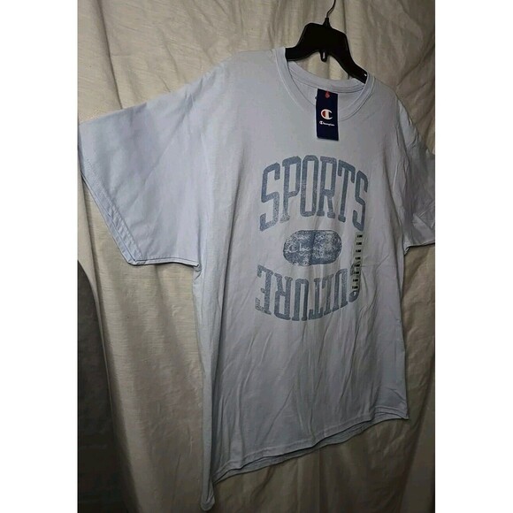 Champion XL T-Shirt Classic Graphic Blue Trance, Sports Culture, NWT - Picture 3 of 7